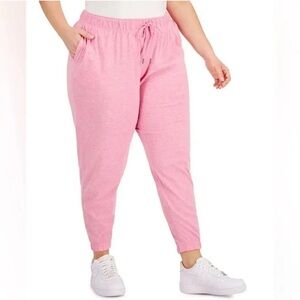 Women Plus Size Pink Jogger Pants BRAND NEW WITH TAGS